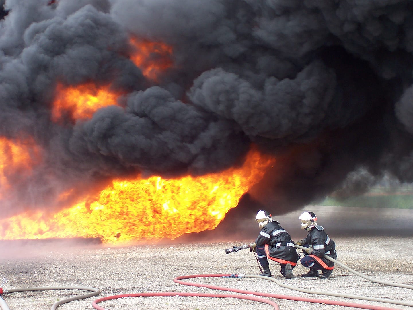 feu d'hydrocarbure
